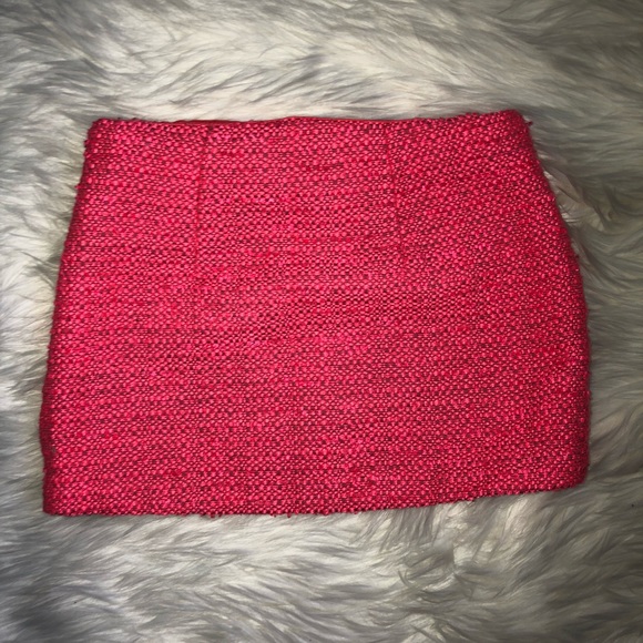 GAP Kids Hot Pink Tweed Mini Skirt Size Small - Picture 2 of 4
